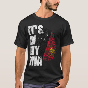 IT'S IN MY DNA Papua New Guinea Flag T-Shirt