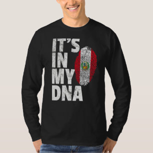 It's In My Dna Peruvian Peru Flag Souvenir T-Shirt