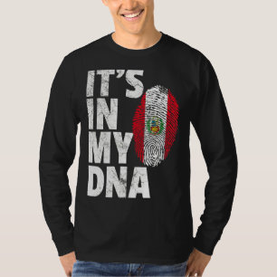 It's In My Dna Peruvian Peru Flag Souvenir T-Shirt