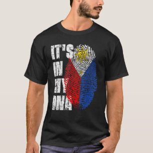 It's In My Dna Philippines Flag Filipino T-Shirt