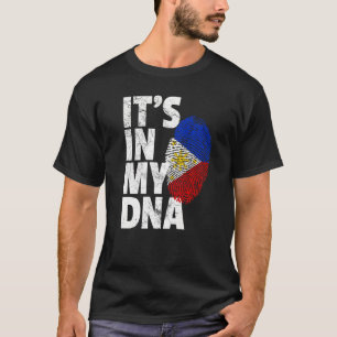 It's In My Dna Philippines Flag   Souvenir Home T-Shirt