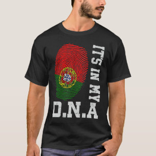 It's In My DNA Portuguese Fingerprint Proud Portug T-Shirt