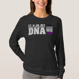 Its In My Dna Proud Asexuality Flag Ace Pride Lgbt T-Shirt