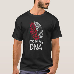 It's In My DNA  Proud Polish Flag Fingerprint T-Shirt