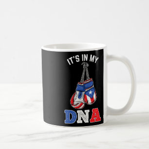 Its In My Dna Puerto Rican Boxing  Coffee Mug