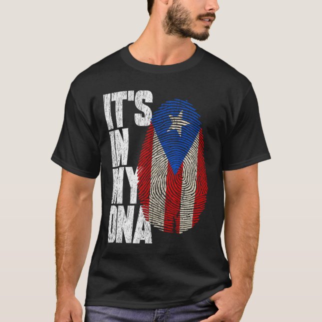 It's In My DNA Puerto Rican Shirt Proud Gift (Front)
