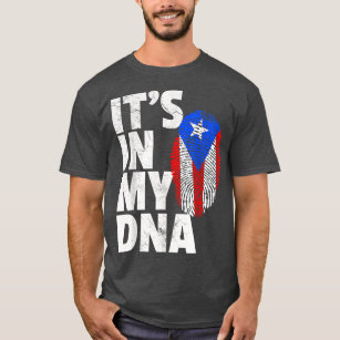 ITS IN MY DNA Puerto Rico Rican Flag TMen Women Ki T-Shirt