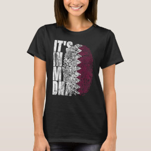 It's In My Dna Qatar Graphic For Men Women Qatari T-Shirt