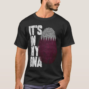 It's In My DNA Qatari Proud Qatar Flag T-Shirt