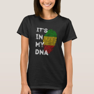 It's In My Dna Rasta Reggae Roots Jamaican Pride R T-Shirt