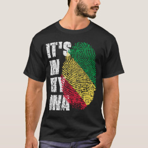 IT'S IN MY DNA Republic of the Congo Flag  T-Shirt