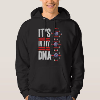 ITS IN MY DNA, Retro Bowling Bowler Hoodie