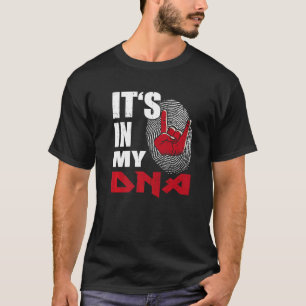 It's In My DNA Rock Hand Concert Festival Heavy Me T-Shirt