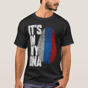 It's In My DNA Russian Shirt Proud Hispanic Gift R