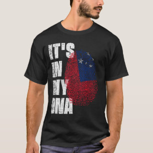 IT'S IN MY DNA Samoa Flag T-Shirt