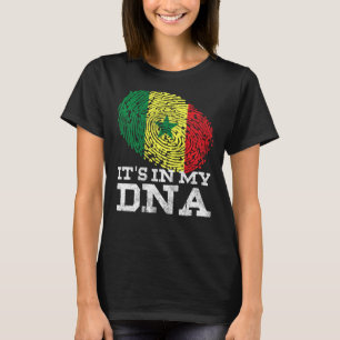 It's In My Dna Senegalese Afro American Senegal Fl T-Shirt