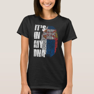 It's In My Dna Serbia Flag Serbian T-Shirt