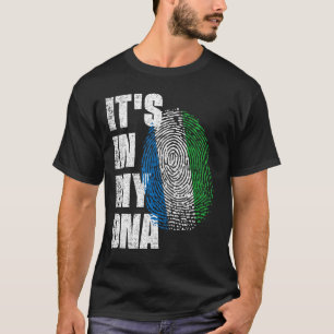IT'S IN MY DNA Sierra Leone Flag T-Shirt