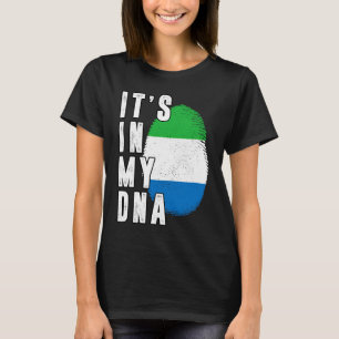 Its In My DNA Sierra Leone Proud Flag National Pri T-Shirt
