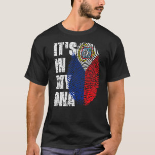 It's In My Dna Sint Maarten Flag St Maartener T-Shirt