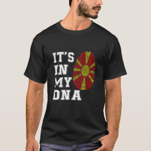 It's In My DNA Slav Proud North Macedonia Flag T-Shirt