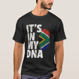ITS IN MY DNA South Africa African Flag Men Women  T-Shirt