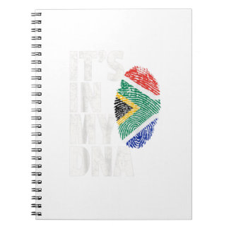 It'S In My Dna South Africa African Flag National  Notebook