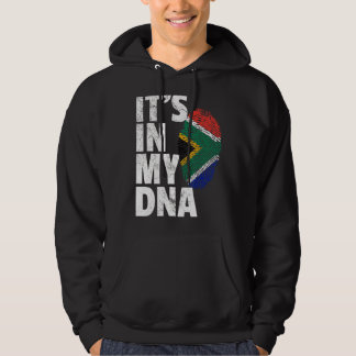 It's In My Dna South African Africa Flag Hoodie