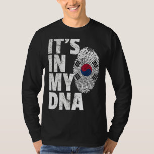 It's In My Dna South Korea Korean Flag Souvenir T-Shirt