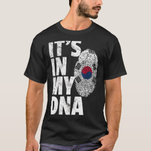 It's In My Dna South Korea Korean Flag Souvenir T-Shirt