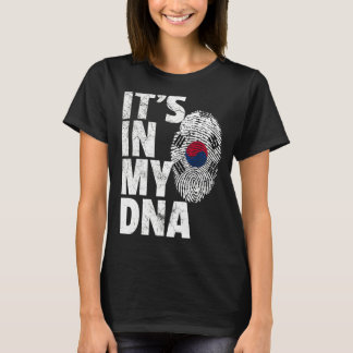 It's In My Dna South Korea Korean Flag   Souvenir T-Shirt