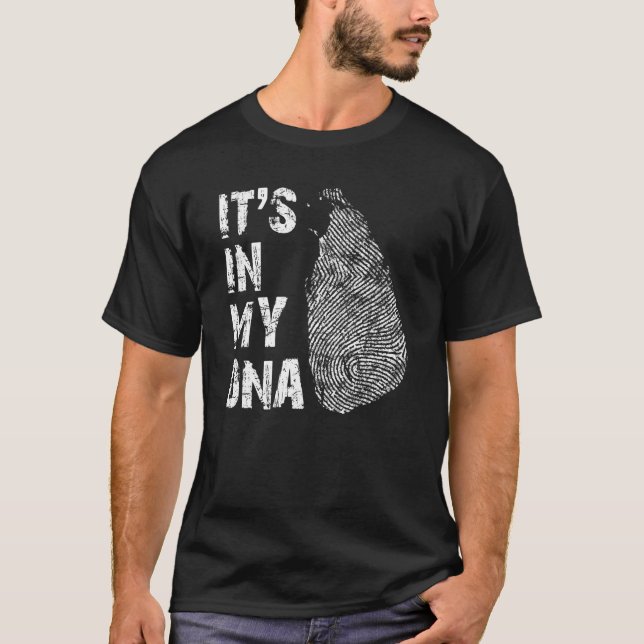 It's In My DNA Sri Lanka Fingerprint Map Sri Lanka T-Shirt (Front)