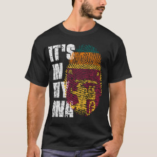 IT'S IN MY DNA Sri Lanka Flag Boy Girl Gift T-Shirt