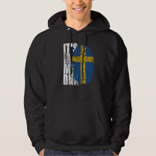 It's In My Dna Sweden Graphic For Men Women Swedis Hoodie