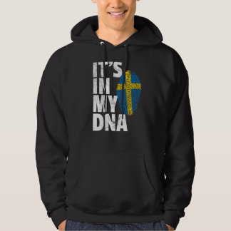 It's In My Dna Sweden Swedish Flag   Men Women Hoodie