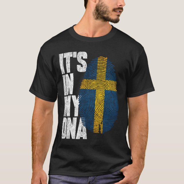 It's In My DNA Swedish Shirt Proud Hispanic Gift S (Front)