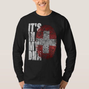Its In My Dna Swiss Proud Red Suisse Switzerland F T-Shirt
