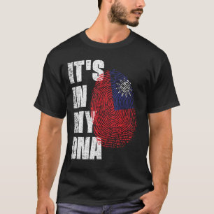 IT'S IN MY DNA Taiwan Flag T-Shirt