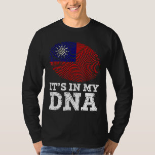 It's In My DNA Taiwanese Proud Asian Taiwan Flag T-Shirt