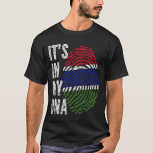IT'S IN MY DNA The Gambia Flag Men Women Kids T-Shirt