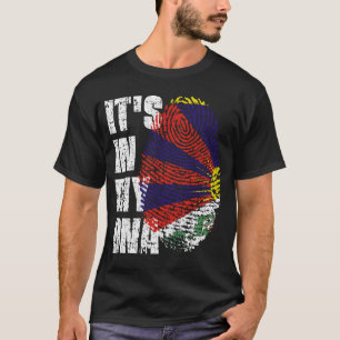 IT'S IN MY DNA Tibet Flag Boy Girl Gift T-Shirt