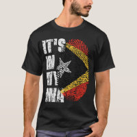 IT'S IN MY DNA Timor-Leste Flag Boy Girl Gift