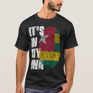 IT'S IN MY DNA Togo Flag Boy Girl Gift T-Shirt