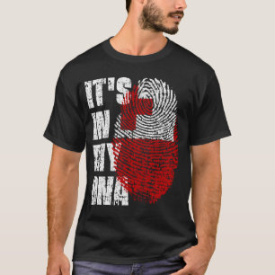 IT'S IN MY DNA Tonga Flag Boy Girl Gift T-Shirt