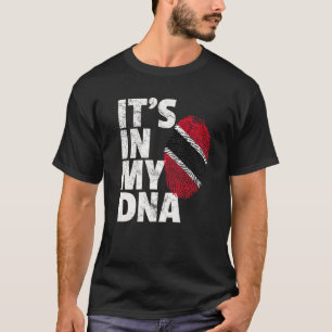 IT's IN MY DNA Trinidad And Tobago Flag Christmas T-Shirt