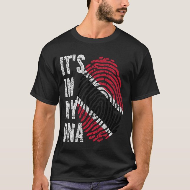 IT'S IN MY DNA Trinidad and Tobago Flag Men Women  T-Shirt (Front)