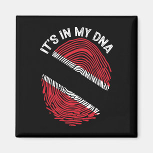 It's In My Dna Trinidad And Togo Flag Proud Trinid Magnet