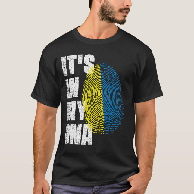 IT'S IN MY DNA Ukraine Flag T-Shirt (Front)