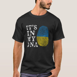 It's In My DNA Ukraine, Ukrainian Flag I Stand Wit T-Shirt