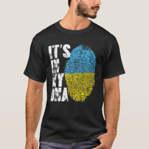 It's In My DNA Ukrainian Ukraine Flag T-Shirt